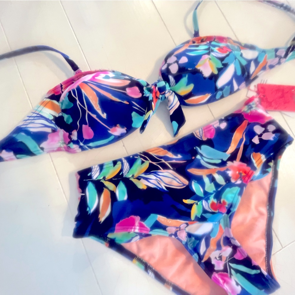 Heat Swimwear Swimsuit Lola high waist bottom Bikini vibrant colorful